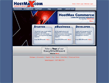 Tablet Screenshot of hostmax.com